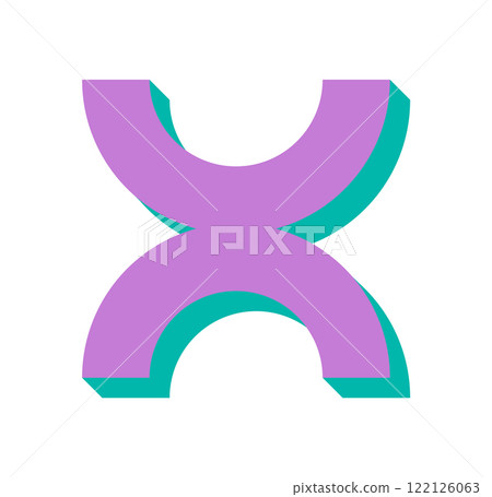 Brutalist geometric shape creates a striking visual. Abstract icon embodies a minimalistic form with bold lines. Flat figure, geometric element, and shadow highlight modern brutalism, ideal for Brutalist geometric shape creates a striking visual. Abstract icon embodies a minimalistic form with bold lines. Flat figure, geometric element, and shadow highlight modern brutalism, ideal for 122126063