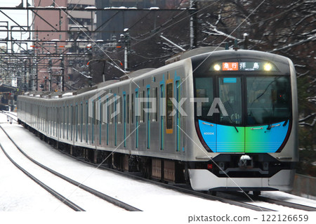[SS] Seibu Haijima Line 40000 Series Train (Express - 10-Car Set) in Winter 122126659