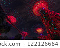 Vibrant Lighted Gardens at Night of Garden by the bay 122126684