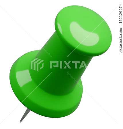 3D背景資料_thumbtack_green 3D背景資料_thumbtack_green 122126974