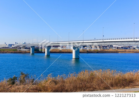 Myoden Bridge, Ichikawa City, Chiba Prefecture January 2025 Myoden Bridge, Ichikawa City, Chiba Prefecture January 2025 122127313