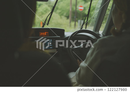 Drive in the rain 122127980