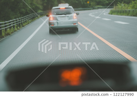Grooving construction road surface 122127990