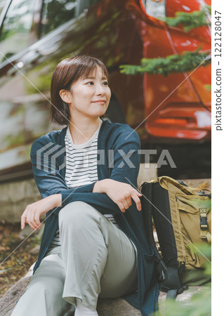 女性孤獨的旅行 122128047