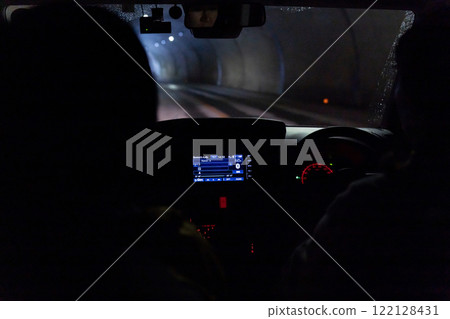 Driving through the tunnel Driving through the tunnel 122128431