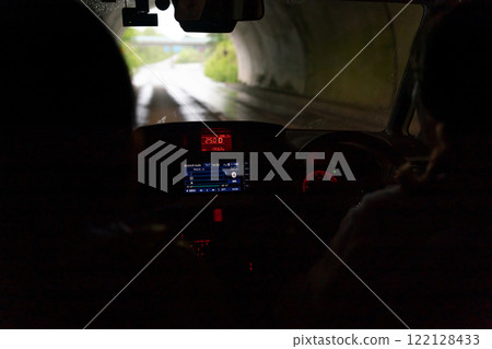 Driving through the tunnel Driving through the tunnel 122128433