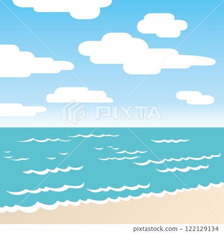 海面背景向量素材 122129134