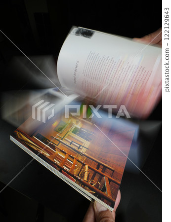 To turn over the book 122129643