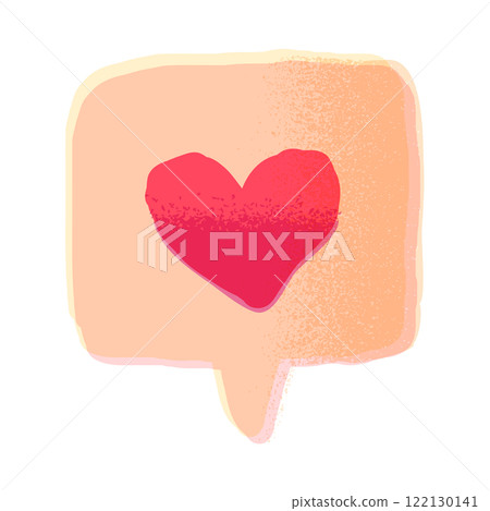 Heart's hand-drawn icon 122130141