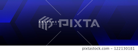 Dark Blue Abstract Background with Hexagonal Patterns Dark Blue Abstract Background with Hexagonal Patterns 122130181