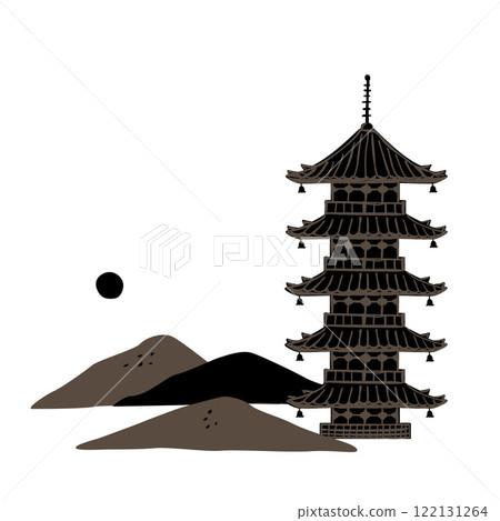五層寶塔的插圖 122131264