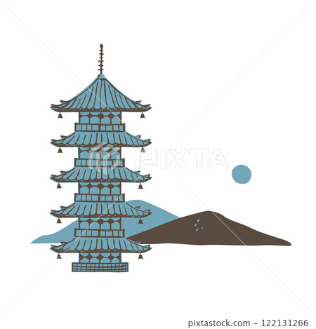 五層寶塔的插圖 122131266