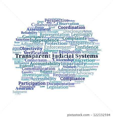Transparent Judicial Systems Word Cloud Transparent Judicial Systems Word Cloud 122132594