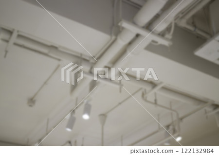 Coffee shop interior with white and wooden concept deisgn 122132984