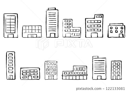 畫筆手繪建築插畫集 畫筆手繪建築插畫集 122133081