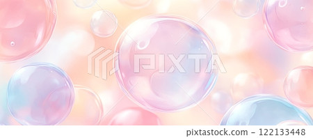 Background pink bubbles 122133448