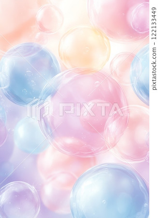 Background pink bubbles 122133449