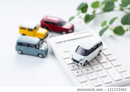 汽車和計算器 汽車和計算器 122133462