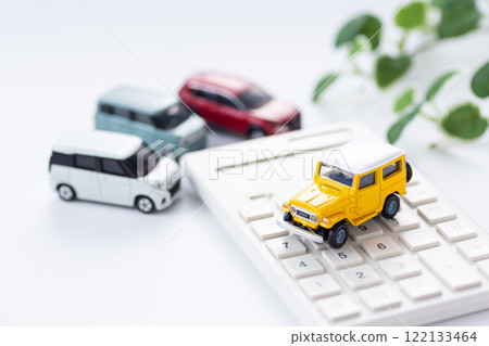 汽車和計算器 122133464