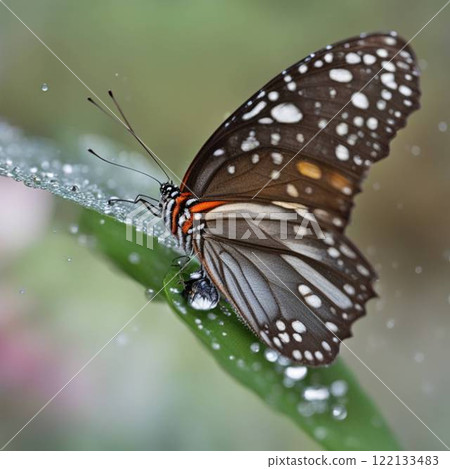Water droplet insect butterfly bee water environment green 122133483