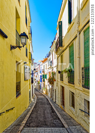 Spain. City views of Sitges,a beautiful town near Barcelona. Spain. City views of Sitges,a beautiful town near Barcelona. 122133938