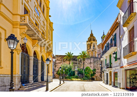 Iconic church of St. Bartholomew and St. Thecla. Sitges. 122133939