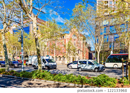 Urban views-beautiful Catalan city - Barcelona. Urban views-beautiful Catalan city - Barcelona. 122133968