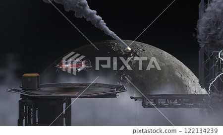 太空船機庫受到攻擊 122134239