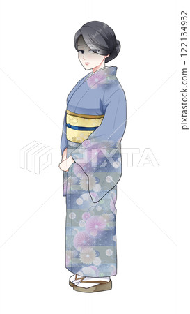 穿著日服的女人臉色慘白 穿著日服的女人臉色慘白 122134932