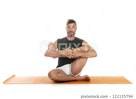 hatha yoga asana 122135794