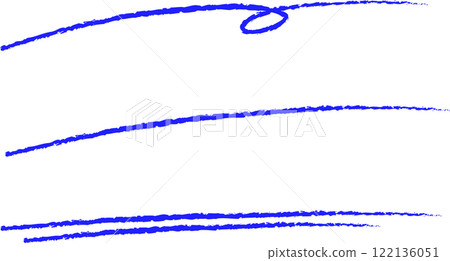 Hand-drawn curved lines (blue) Hand-drawn curved lines (blue) 122136051