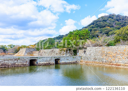 冬天的萩城遺址,山口縣萩市 冬天的萩城遺址,山口縣萩市 122136110