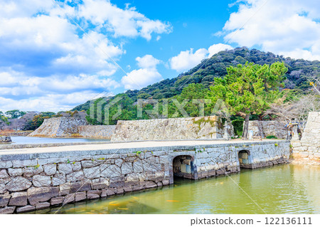 冬天的萩城遺址,山口縣萩市 冬天的萩城遺址,山口縣萩市 122136111