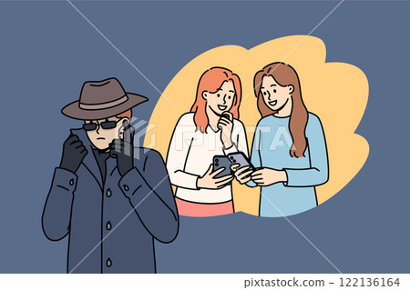 Man taps phone of women using malicious application downloaded from unverified source 122136164