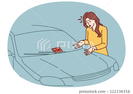 Woman received parking ticket and is outraged at sudden fine and injustice of inspector decision 122136358