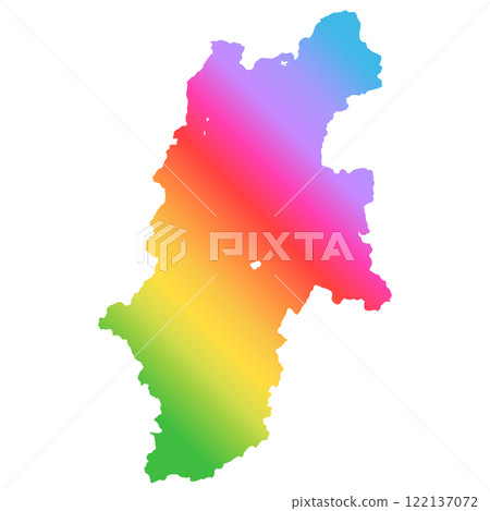 Nagano Prefecture Map 122137072