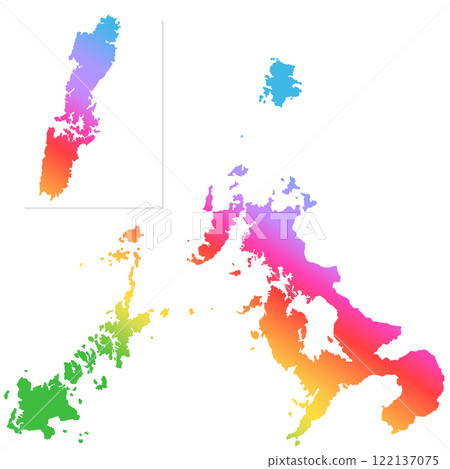 Nagasaki ken map 122137075