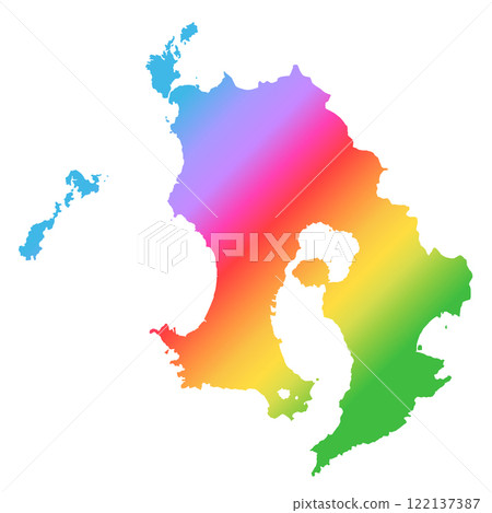 Kagoshima prefecture map Kagoshima prefecture map 122137387