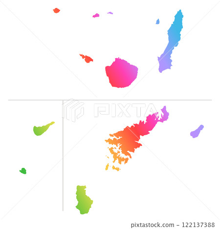 Kagoshima prefecture remote island map Kagoshima prefecture remote island map 122137388