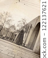 View of Nikolai Cathedral from under the Hijiri Bridge, Tokyo Resurrection Cathedral, prewar scenery, 1930s 122137621