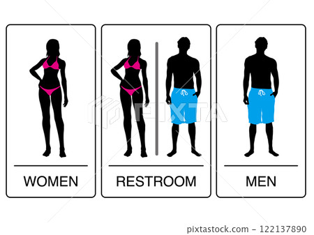 廁所標誌 122137890