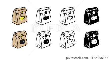 cat food vector fish icon package paper bag kitten face calico head neko pet cartoon character munchkin illustration symbol clip art isolated design cat food vector fish icon package paper bag kitten face calico head neko pet cartoon character munchkin illustration symbol clip art isolated design 122138166