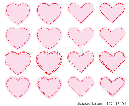 Hand-stitched heart Hand-stitched heart 122138404