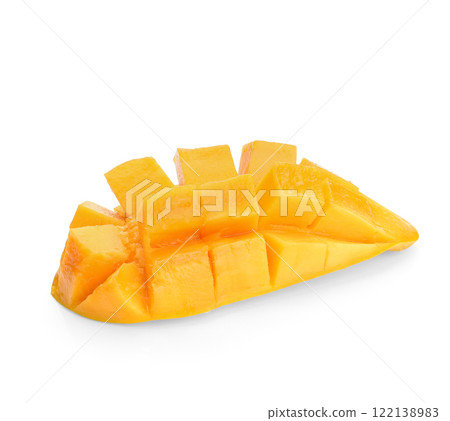 Mango isolated on white background, clipping path, full depth of field 122138983