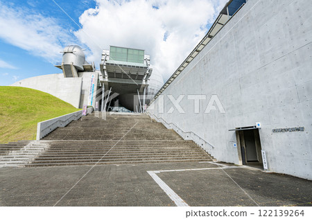 Takeo City, Saga Prefecture, Saga Prefectural Space Science Museum Yumeginga on a clear day 122139264