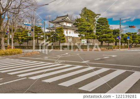 Streets around Nijo Castle in Nakagyo Ward, Kyoto City 122139281