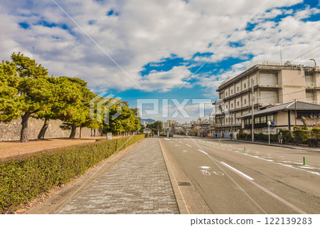 Streets around Nijo Castle in Nakagyo Ward, Kyoto City 122139283