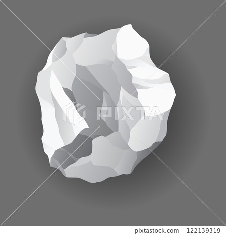 Crumpled paper balls icon. Mistake in document or realistic wrinkled page. Realistic garbage, bad idea symbol. Crushed paper after brainstorming. Vector illustration isolated on gray background Crumpled paper balls icon. Mistake in document or realistic wrinkled page. Realistic garbage, bad idea symbol. Crushed paper after brainstorming. Vector illustration isolated on gray background 122139319