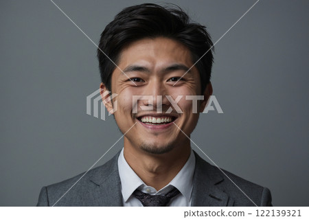 微笑的年輕商人人工智慧生成的圖像 微笑的年輕商人人工智慧生成的圖像 122139321