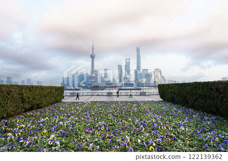 The skyline of Shanghai, China The skyline of Shanghai, China 122139362